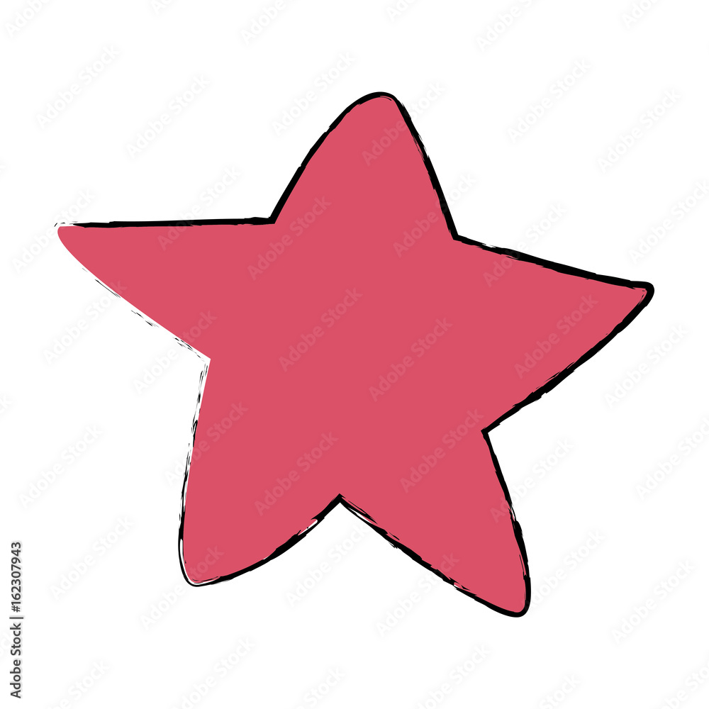 pink star fish sea animal wild icon vector illustration pink star fish sea animal wild icon vector illustration