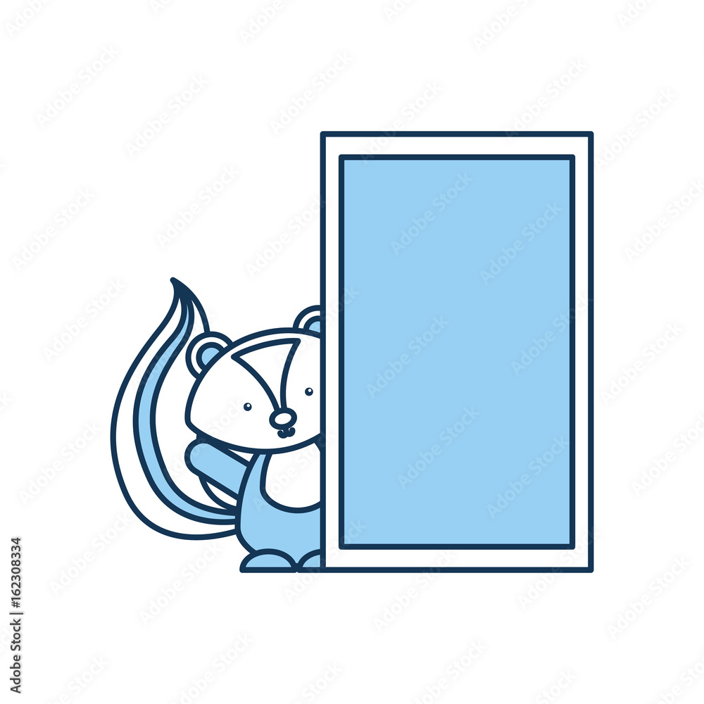 Animal Skunk cartoon icon vector illustration design graphic Animal Skunk cartoon icon vector illustration design graphic