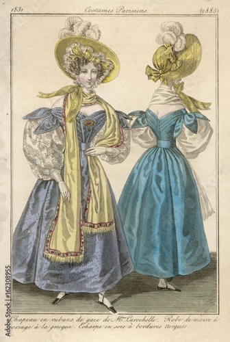 Costume Parisiens 2885. Date: 1831 © Archivist