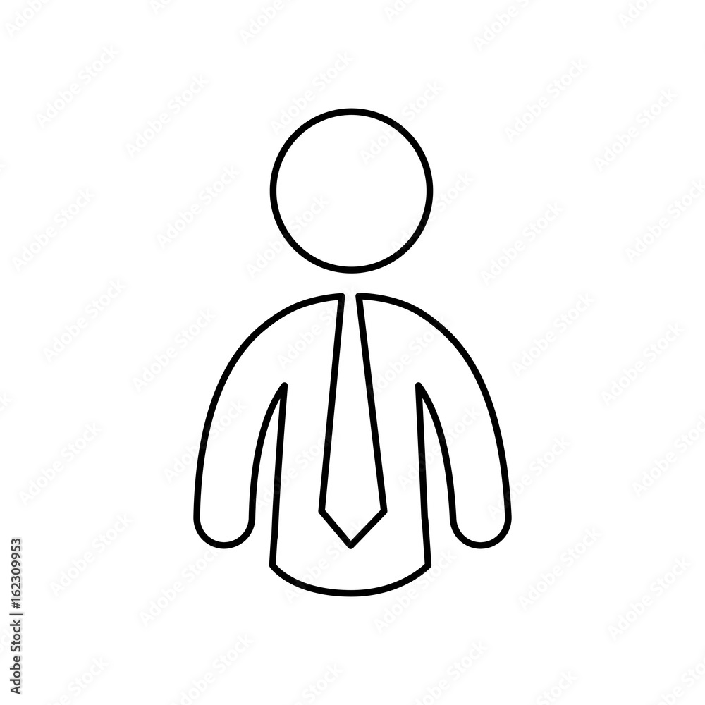 avatar businessman icon over white background vector illustration avatar businessman icon over white background vector illustration
