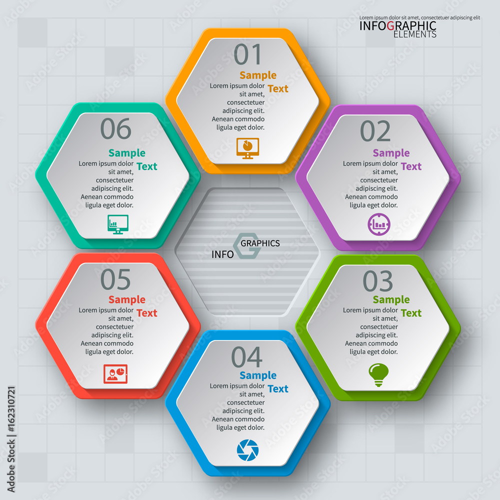 Abstract 3D Paper Infographics Abstract 3D Paper Infographics