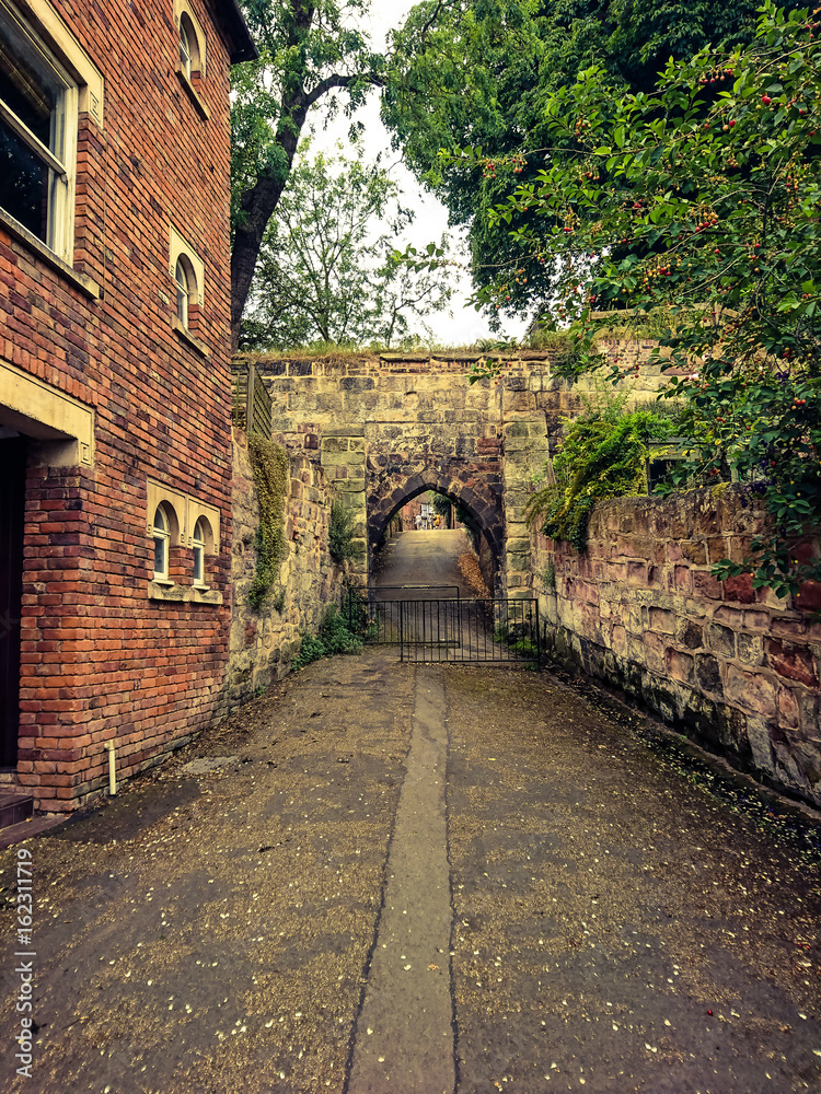 Old gate to the city center, Shrewsbury, United Kingdom