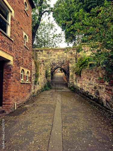 Old gate to the city center  Shrewsbury  United Kingdom