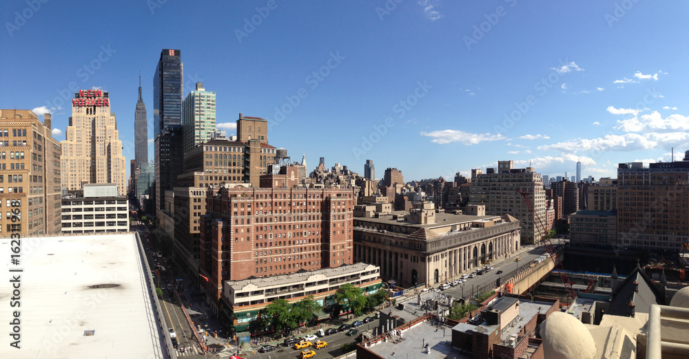 Obraz premium Panorama from Manhattan skyline