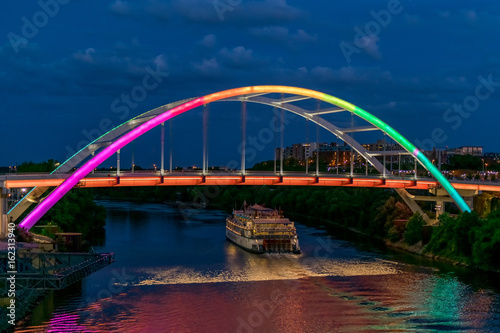General Jackson Showboat passing under Rainbow Bridge © Chris