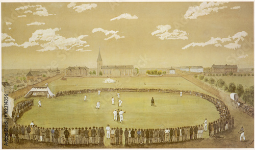 Photography Cricket in Sydney  Auz. Date: circa 1842