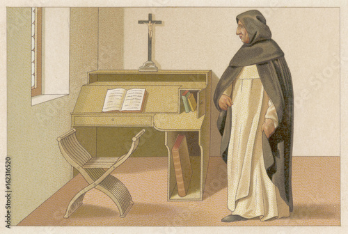 Savonarola - Racinet. Date: 1452-1498 photo
