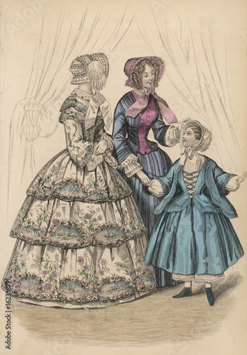 Costume Women 1852. Date: 1852