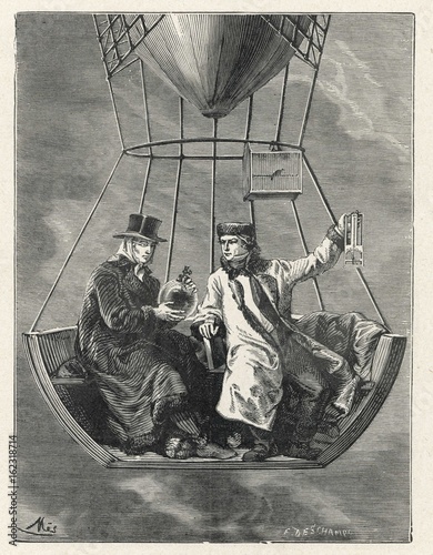Gay Lussac Biot Balloon. Date: 20 August 1804 photo