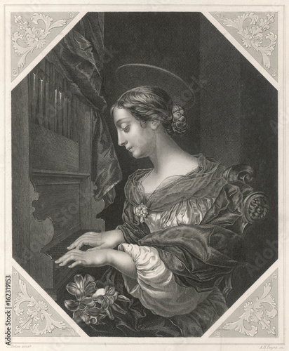 St Cecilia - Payne - Dolce. Date: 2nd - 3rd century