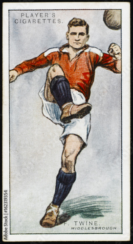 Twine - Middlesbrough Football. Date: 1928