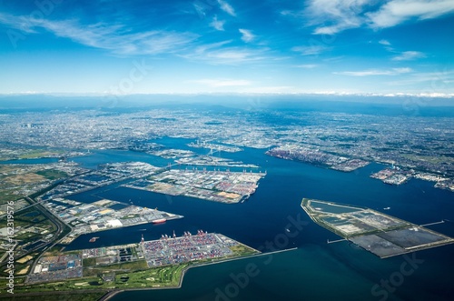 Tableau sur toile Nagoya port