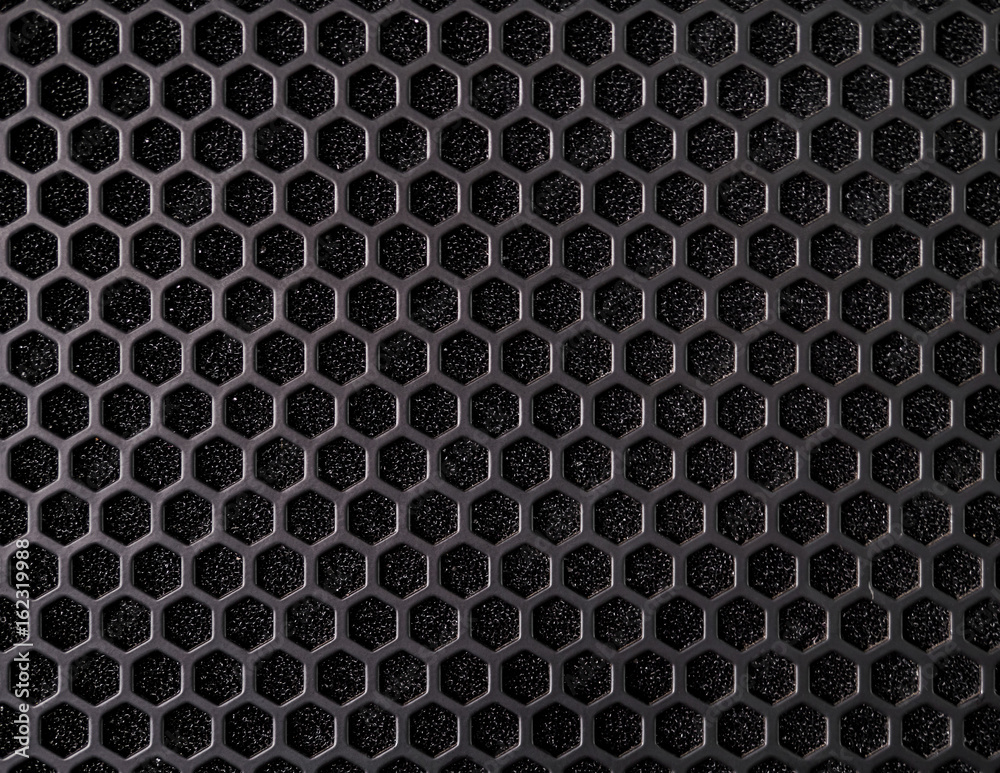 Honeycomb pattern of grille, loudspeaker mask Honeycomb pattern of grille, loudspeaker mask