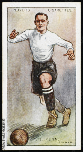 Penn - Fulham Football. Date: 1928