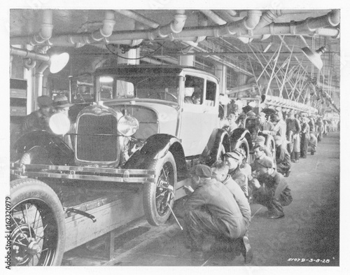 Ford Assembly Line 1930. Date: 10295