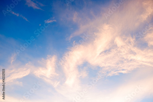 twilight cloud sky for background and backdrop