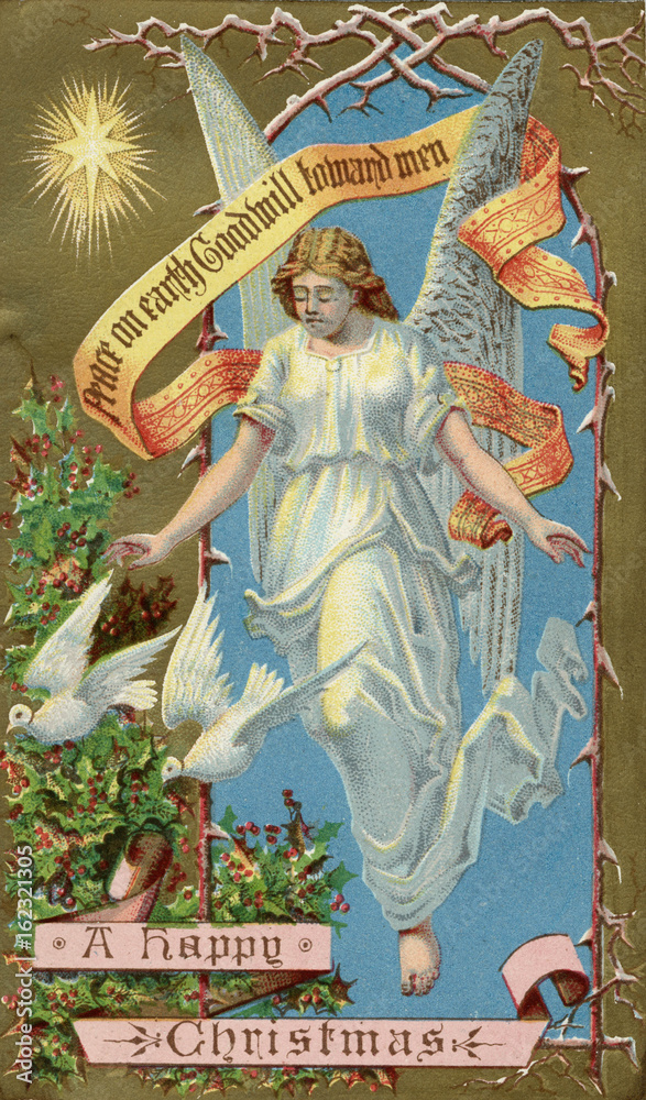 Angel with Doves. Date: 1878
