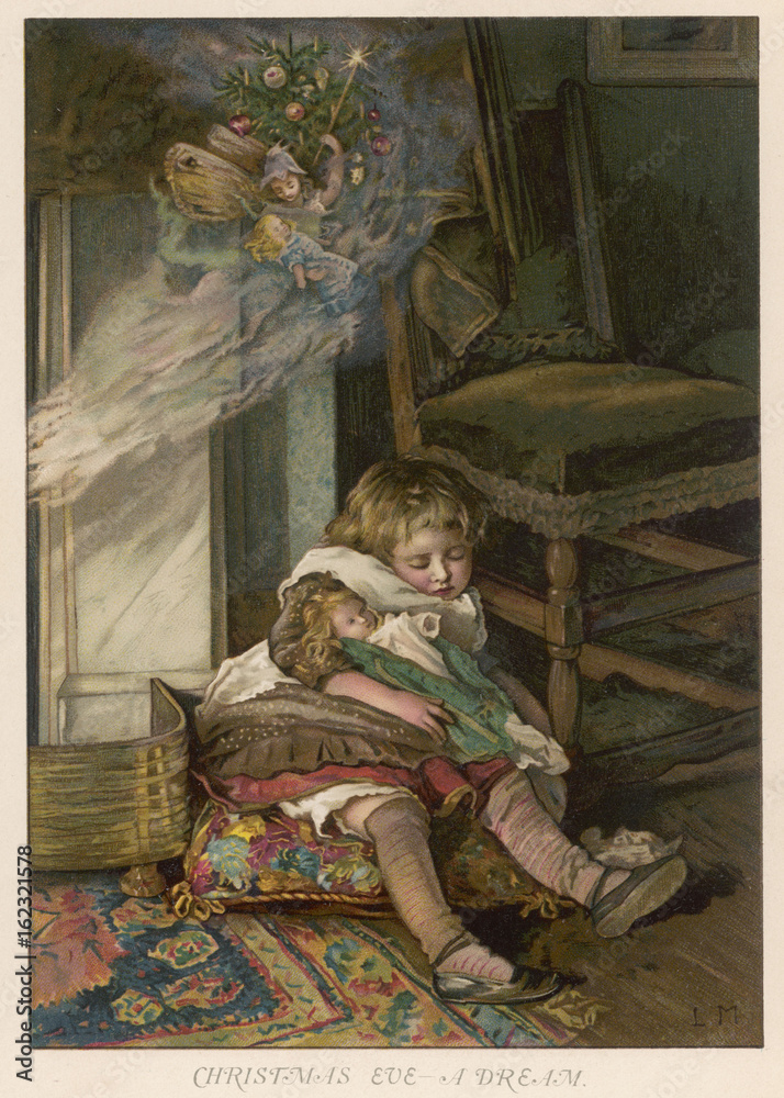 Christmas Eve Dream. Date: circa 1880