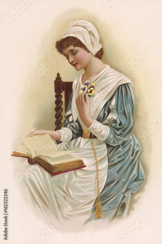 Puritan Woman. Date: circa 1650