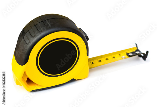 Tape measure isolated on white