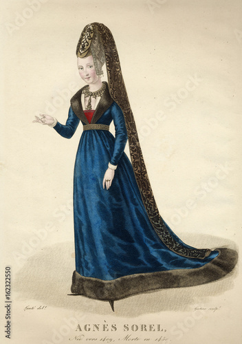 Costume - 1450. Date: circa 1445 photo