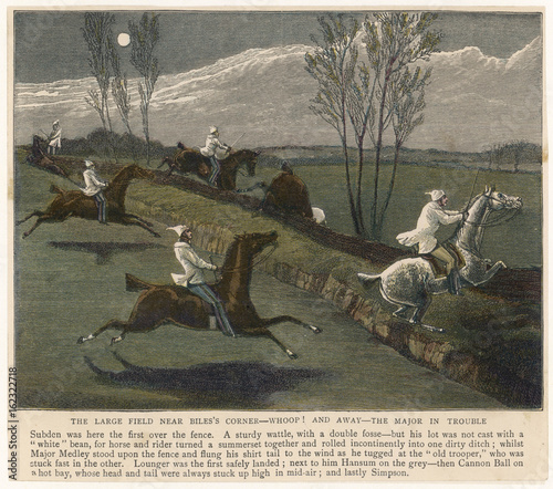 Midnight Steeplechase. Date: 1839