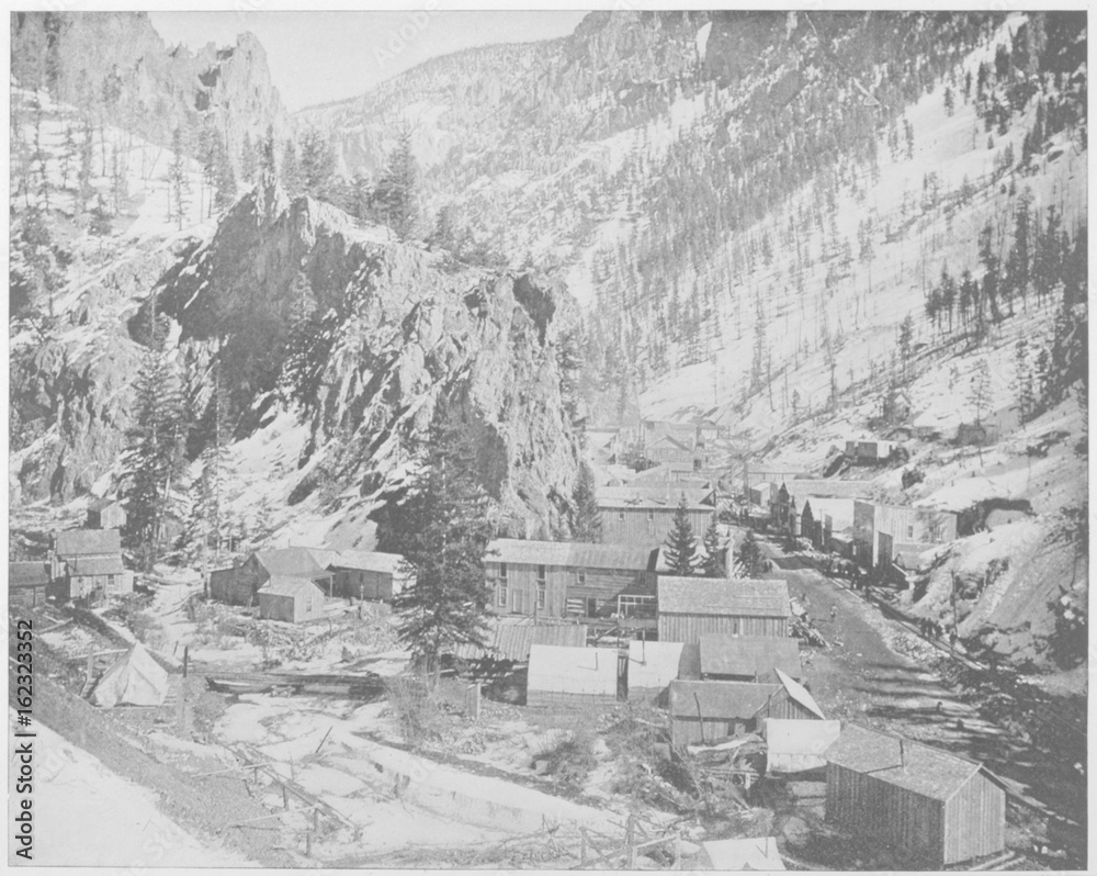 Silver Mining Camp. Date: 1894