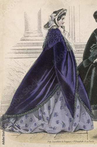 Purple Pardessus 1861. Date: 1861