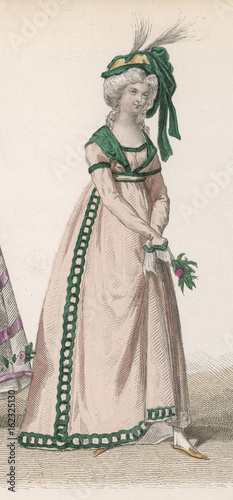 Frenchwoman 1795 . Date: 1795