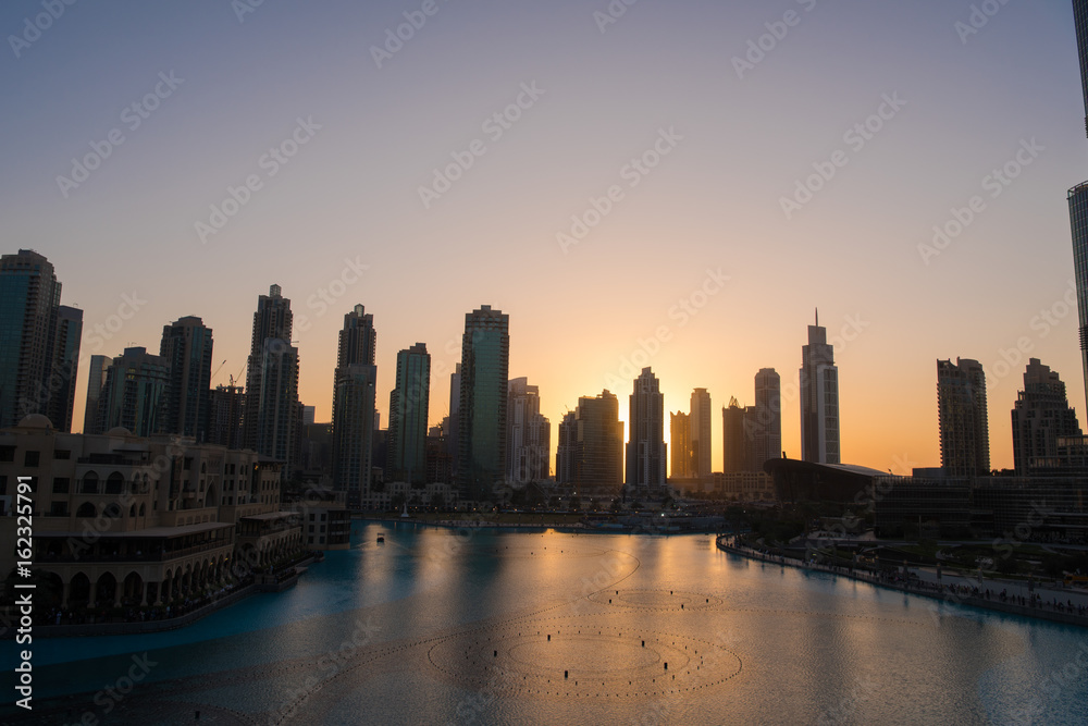 Obraz premium musical fountain in Dubai