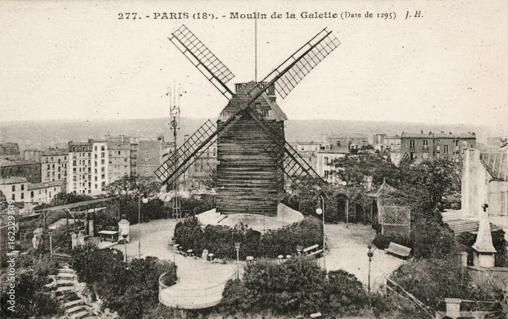 Obraz premium Moulin De La Galette. Date: circa 1905