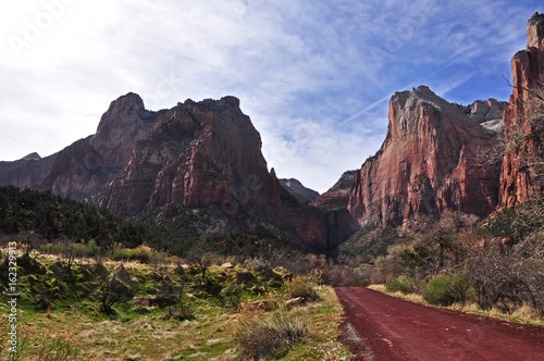 Dirt road in Zion National Park
