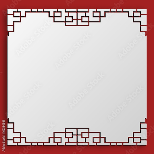 Chinese Traditional Background, The Great Wall Frame