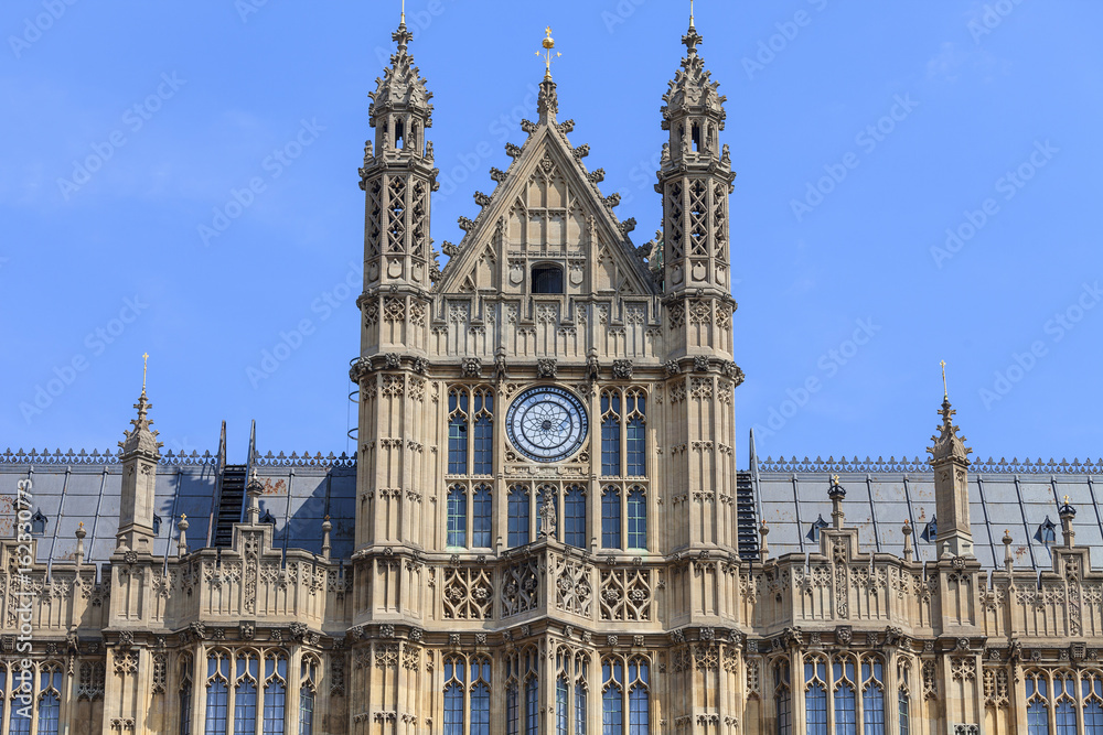 Fototapeta premium Palace of Westminster, details, London, England.