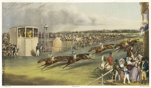 William IV at Ascot - 1837. Date: 1837