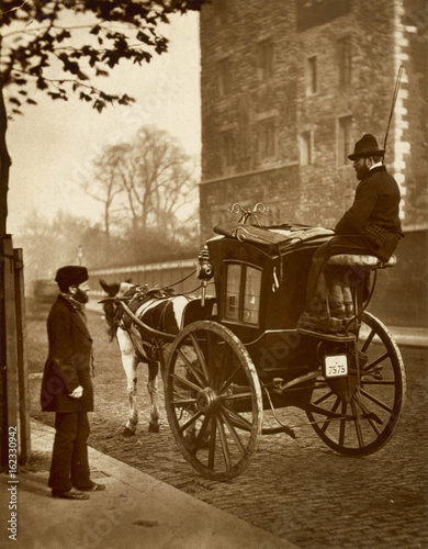 London Cabmen - 1877. Date: 1877
