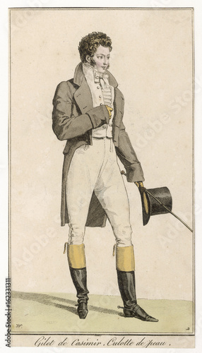 Male Riding Dress 1813. Date: 1813