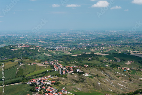 Republic of San Marino. Panorama from Mount Titan
