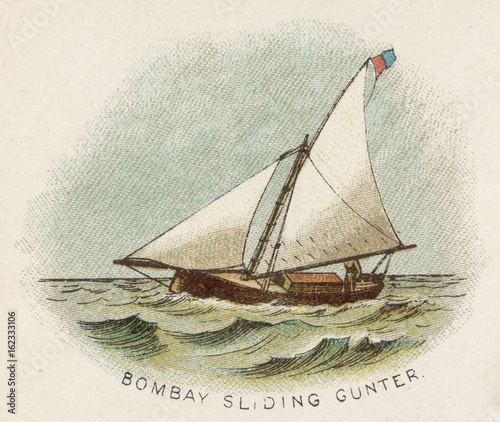 Φωτογραφία Bombay Sliding Gunter. Date: circa 1880