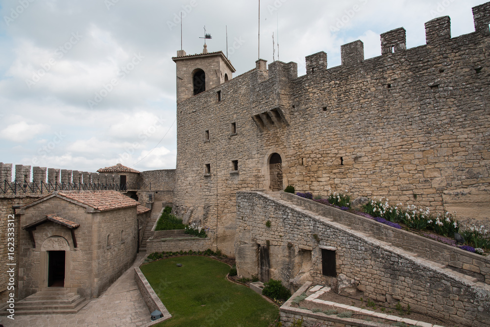 Republic of San Marino. Walk between ancient castles and defensive towers