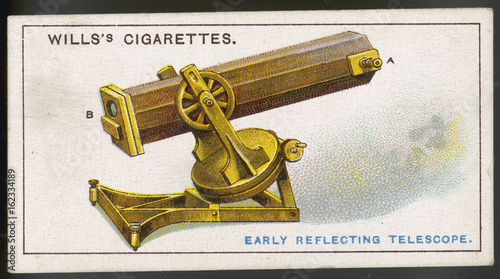 Newton's reflecting telescope. Date: 1668 photo