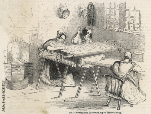 Φωτογραφία Textiles Lace. Date: 1840