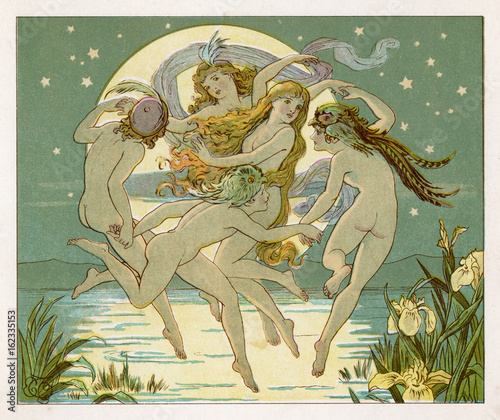Fairies Dance in Air. Date: 1886