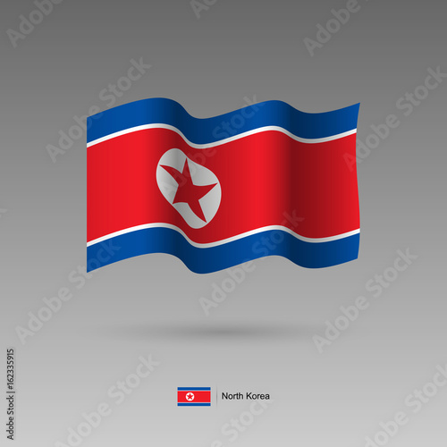 North Korea flag. Official colors and proportion correctly. High detailed vector illustration. 3d and isometry. EPS10 Free Download North Korea flag. Official colors and proportion correctly. High detailed vector illustration. 3d and isometry. EPS10 - GFXLoad