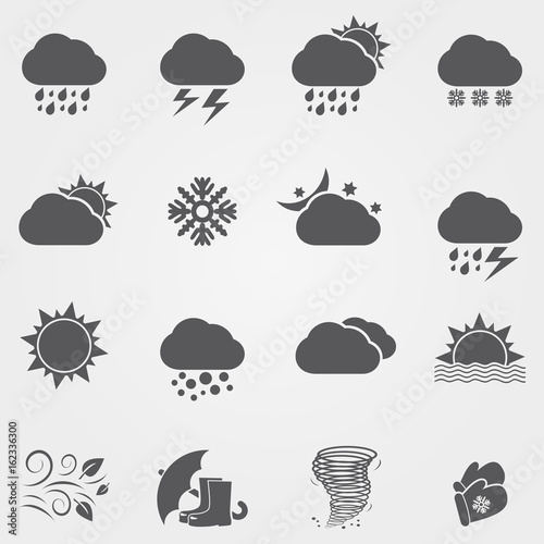 Weather icons