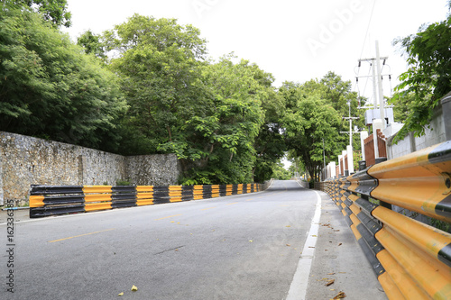 View of temporary street circuit.