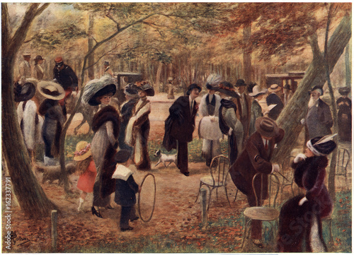 Promenade Au Bois. Date: 1910