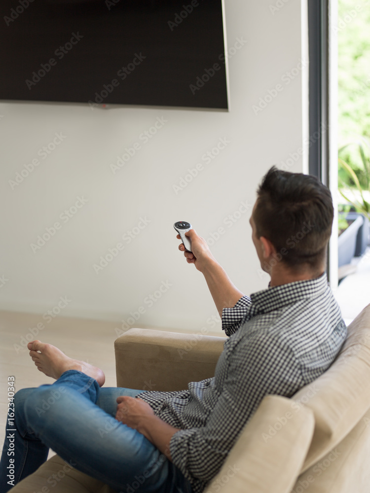 Fototapeta premium young man enjoying free time