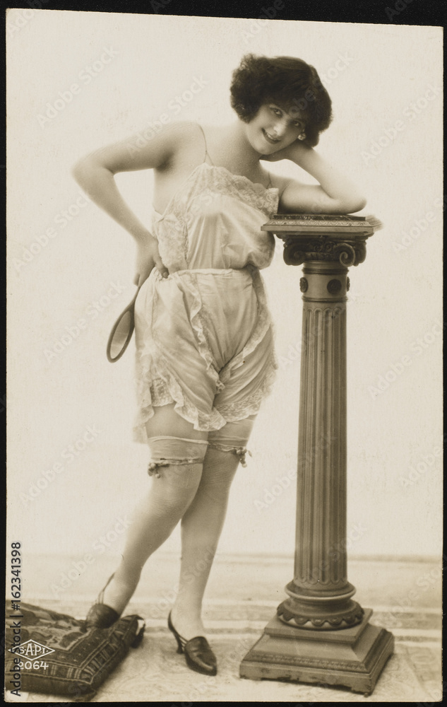 Cami-Knickers Photo. Date: 1920s Stock Photo