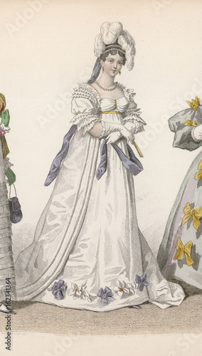 History of Fashion 1815. Date  1815